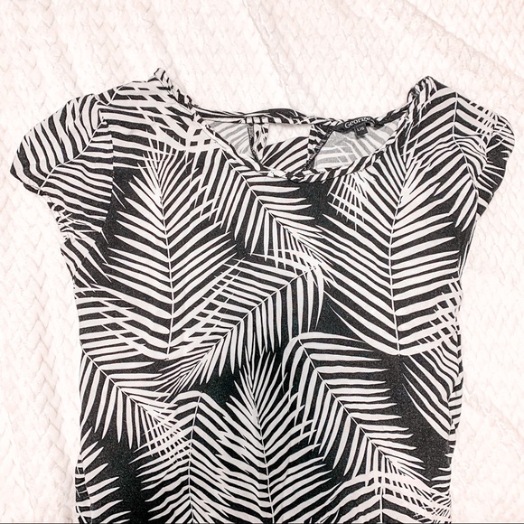 Black and White George Dress - Picture 3 of 3